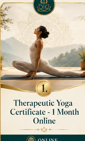 Therapeutic Yoga Certificate(1Month online)