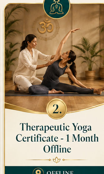 Therapeutic Yoga Certificate (1Month offline)